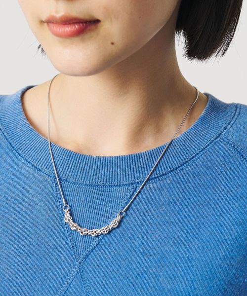 BEAUTY&YOUTH/メタル チェーンモチーフ スライダー ネックレス/ネックレス