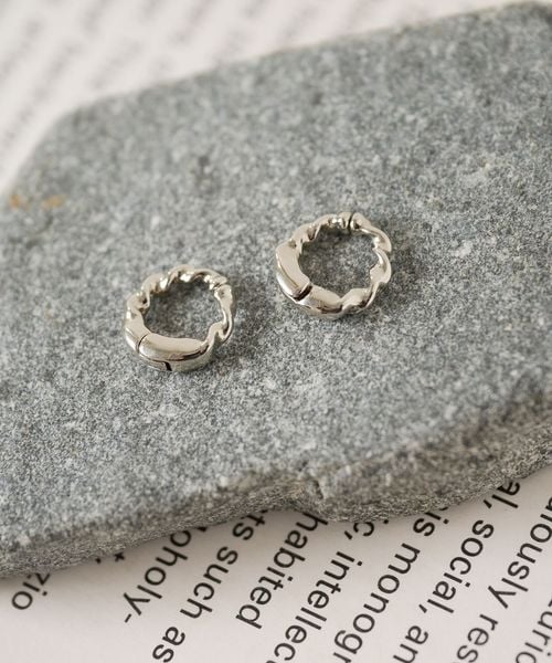 BEAUTY&YOUTH/ネジリ フープ 2WAY カフ イヤリング/イヤリング