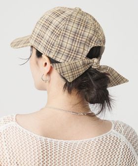 BEAUTY&YOUTH/バックリボン キャップ/キャップ