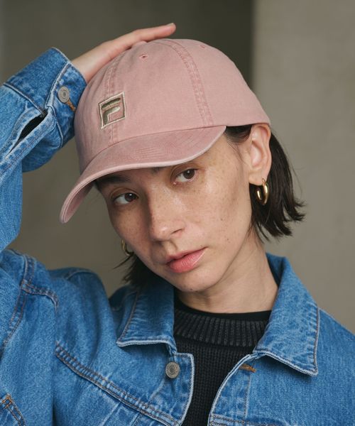 FILA/【別注】＜FILA＞コットン ウォッシュ ロゴ キャップ/キャップ