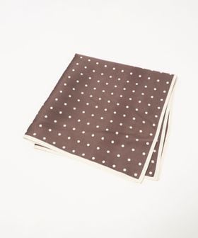 BEAUTY&YOUTH/ポリエステル ドット スカーフ/ストール / マフラー