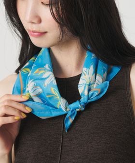 BEAUTY&YOUTH/フラワー柄 スカーフ/スカーフ