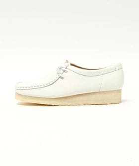 Clarks Originals/＜Clarks Originals＞WALLABEE WHITE LEATHER/シューズ/モカシン / デッキシューズ