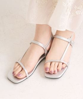 BEAUTY&YOUTH/スマート ヘンケイ Tストラップ サンダル/サンダル