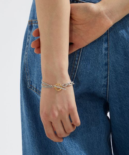 by Preek/＜by Preek＞ミックス チェーン ブレスレット/ブレスレット / バングル
