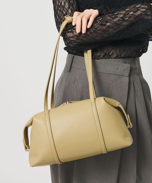 BEAUTY&YOUTH/ジップ スクエア ボストンバッグ/ボストンバッグ