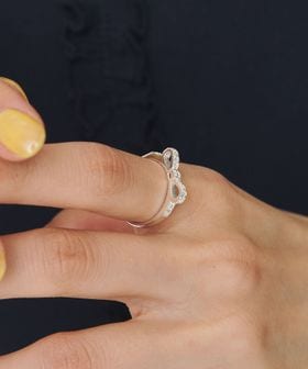 BAITS/＜BAITS＞ジルコニア リボン リング/リング