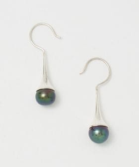 BAITS/＜BAITS＞淡水パール ブラック スウィング ピアス/ピアス（両耳用）