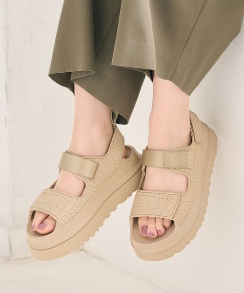 UGG/【国内EXCLUSIVE】＜UGG＞ゴールデングロウ エンボスド サンダル/サンダル