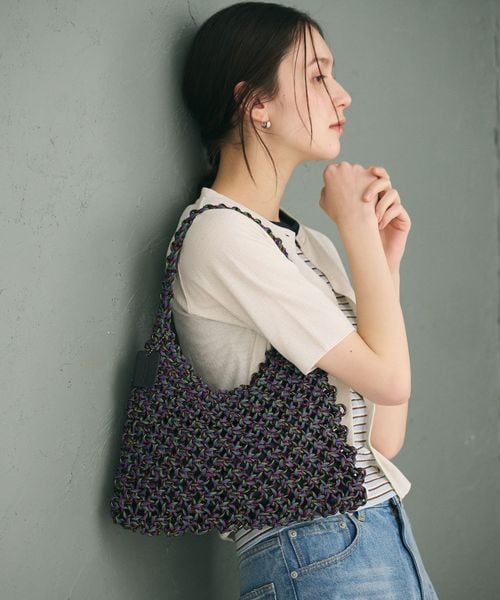 BEAUTY&YOUTH/パラコード マクラメ ワンショルダーバッグ/ショルダーバッグ