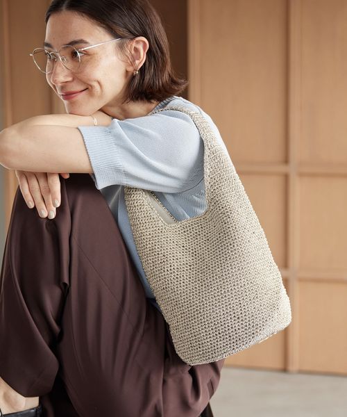 BEAUTY&YOUTH/メタルコード ワンハンドル ショルダーバッグ/ショルダーバッグ