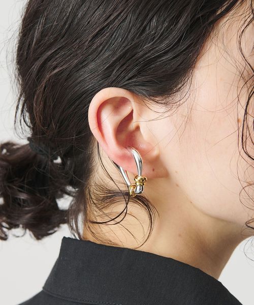 LAPUIS/＜LAPUIS＞Flow coil イヤーカフ/1P/その他アクセサリー