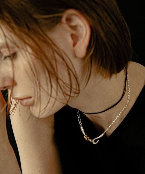 LAPUIS/＜LAPUIS＞Flow coil チョーカー/ネックレス