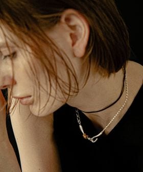 LAPUIS/＜LAPUIS＞Flow coil チョーカー/ネックレス