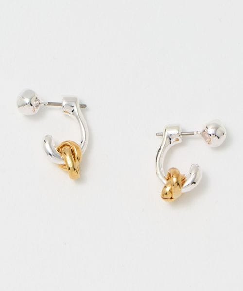 LAPUIS/＜LAPUIS＞Drop flow coil ピアス/ピアス（両耳用）