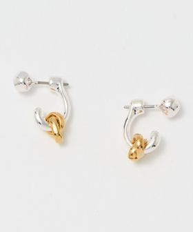 LAPUIS/＜LAPUIS＞Drop flow coil ピアス/ピアス（両耳用）