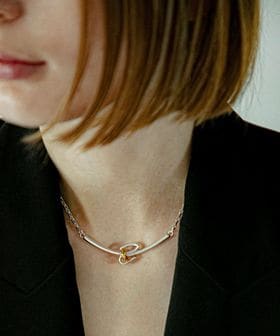 LAPUIS/＜LAPUIS＞Connect Coil チョーカー/ネックレス