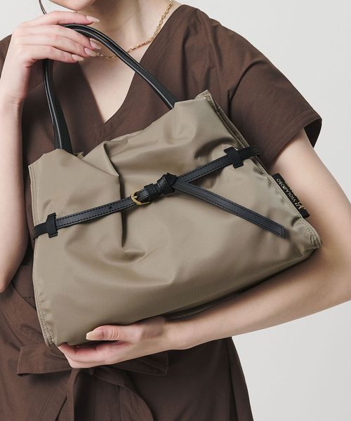 VIOLAd’ORO/＜VIOLAd’ORO＞BIANCA ナイロン ベルト トートバッグ/トートバッグ