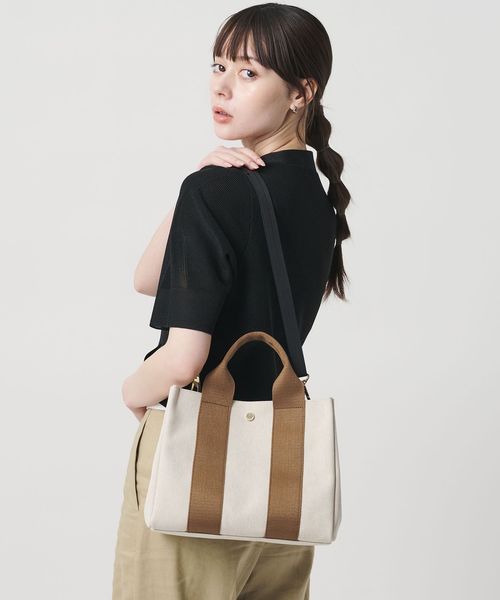 VIOLAd’ORO/＜VIOLAd’ORO＞GINO キャンバス トートバッグ M/トートバッグ