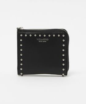 VIOLAd’ORO/＜VIOLAd’ORO＞レザー スタッズ ミニウォレット/財布 