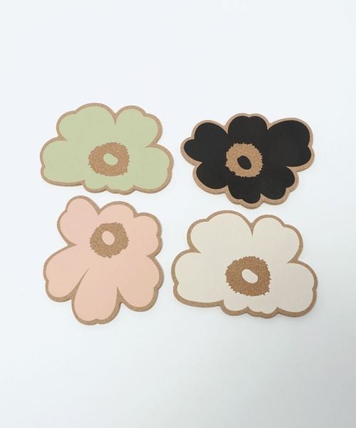 marimekko/＜marimekko＞Unikko コルクコースター/4P/食器 / グラス / カトラリー