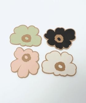 marimekko/＜marimekko＞Unikko コルクコースター/4P/食器 / グラス / カトラリー