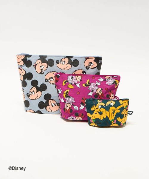 BAGGU/＜BAGGU＞GO ポーチセット MICKEY、MINNIE＆PLUTO/3P/ポーチ