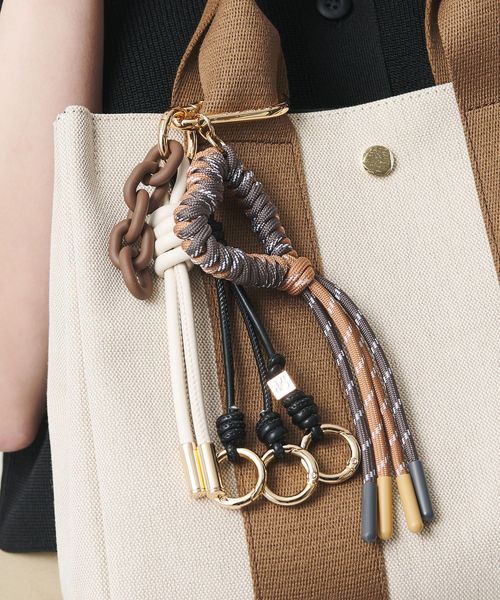 VIOLAd’ORO/＜VIOLAd’ORO＞コード ハート バッグチャーム/キーケース / キーホルダー