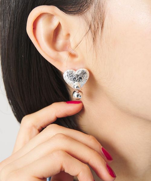 SOIERIE/＜Soierie＞Heart barbell ピアス/ピアス（両耳用）