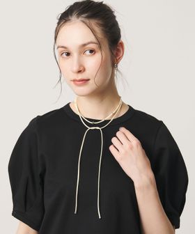 BEAUTY&YOUTH/コード×メタルパーツ チョーカー ネックレス/ネックレス