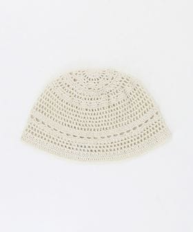 AMOMENTO/＜AMOMENTO＞CROCHET BEANIE/ビーニー/ニットキャップ