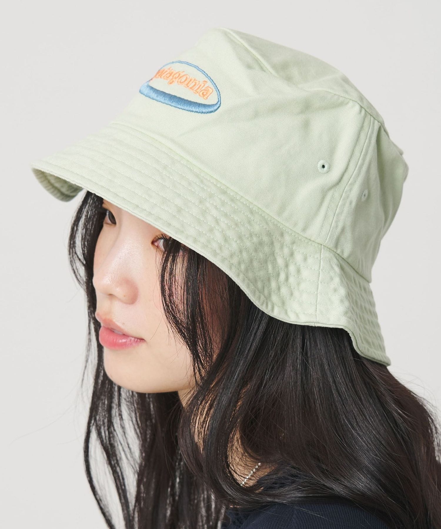patagonia＞ロゴ バケットハット
