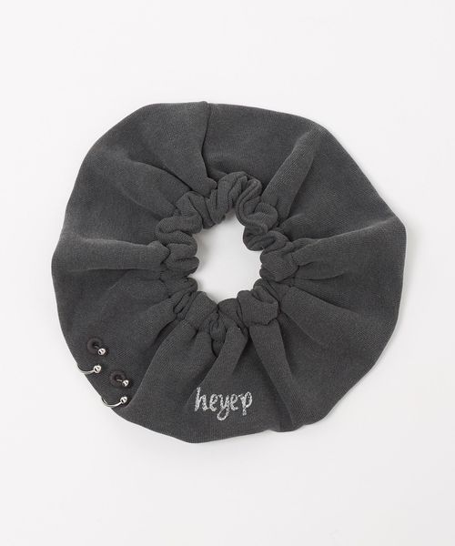heyep/＜heyep＞スウェット ピアス シュシュ/ヘアアクセサリー