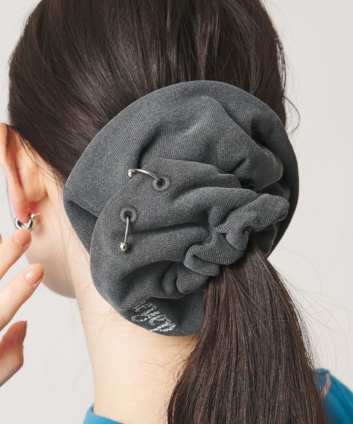 heyep/＜heyep＞スウェット ピアス シュシュ/ヘアアクセサリー