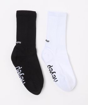 heyep/＜heyep＞リブ ロゴ ソックス/2P/ソックス / 靴下