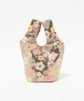 HVISK/＜HVISK＞LUMA スパンコール フラワー バッグ/トートバッグ