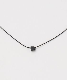 H BEAUTY&YOUTH/＜ONEE × H＞ONE ONYX SILK CORD NECKLACE/ネックレス/ネックレス