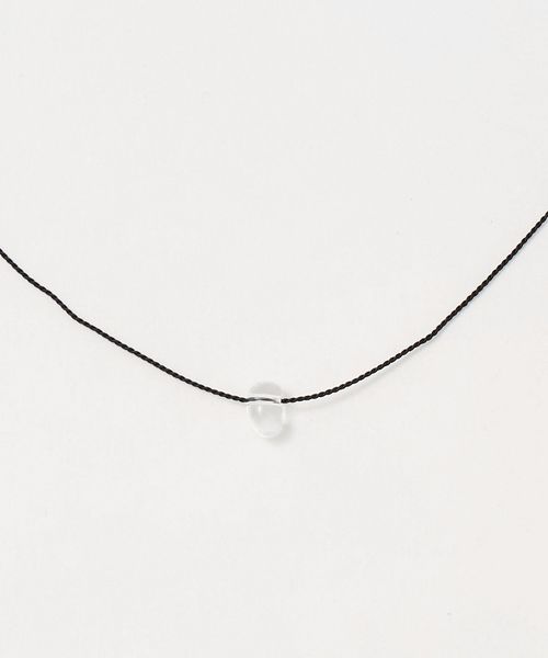 BONEE/＜BONEE × H＞ONE CRYSTAL SILK CORD NECKLACE/ネックレス/ネックレス