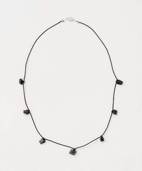 BONEE/＜BONEE × H＞SEVEN ONYX SILK CORD NECKLACE/ネックレス/ネックレス