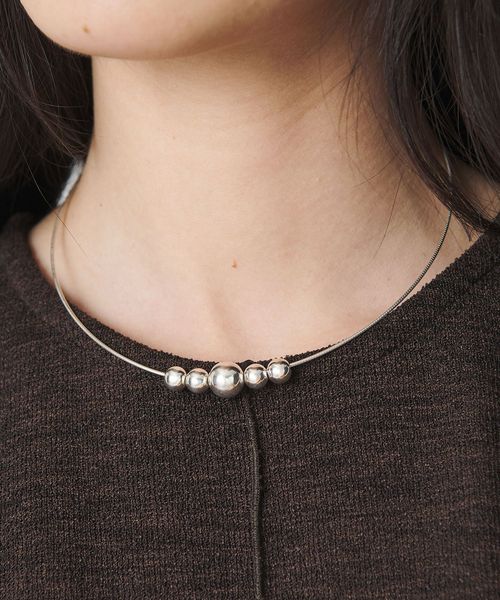 ERICKA NICOLAS BEGAY/＜ERICKA NICOLAS BEGAY＞SHINY 5ボール ネックレス/ネックレス