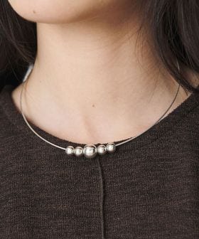 ERICKA NICOLAS BEGAY/＜ERICKA NICOLAS BEGAY＞SHINY 5ボール ネックレス/ネックレス