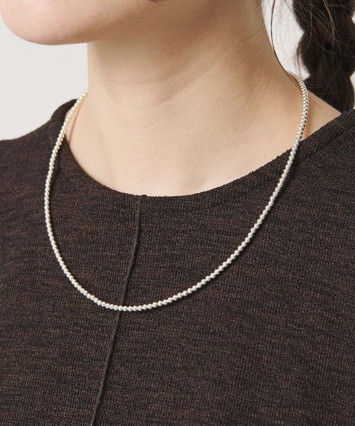 ERICKA NICOLAS BEGAY/＜ERICKA NICOLAS BEGAY＞SHINY 3mmボール ネックレス/50cm/ネックレス