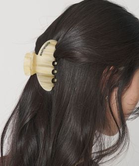 BEAUTY&YOUTH/ロゴ クリップ/ヘアアクセサリー