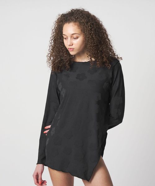 Lepidos/＜Lepidos＞フラワー ジャガード ラッシュガード/ラッシュガード