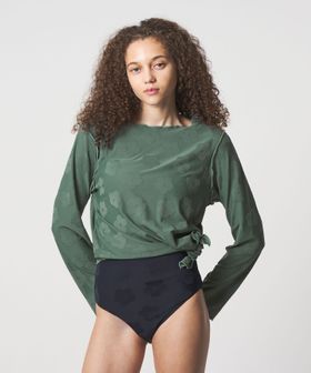 Lepidos/＜Lepidos＞フラワー ジャガード ラッシュガード/ラッシュガード