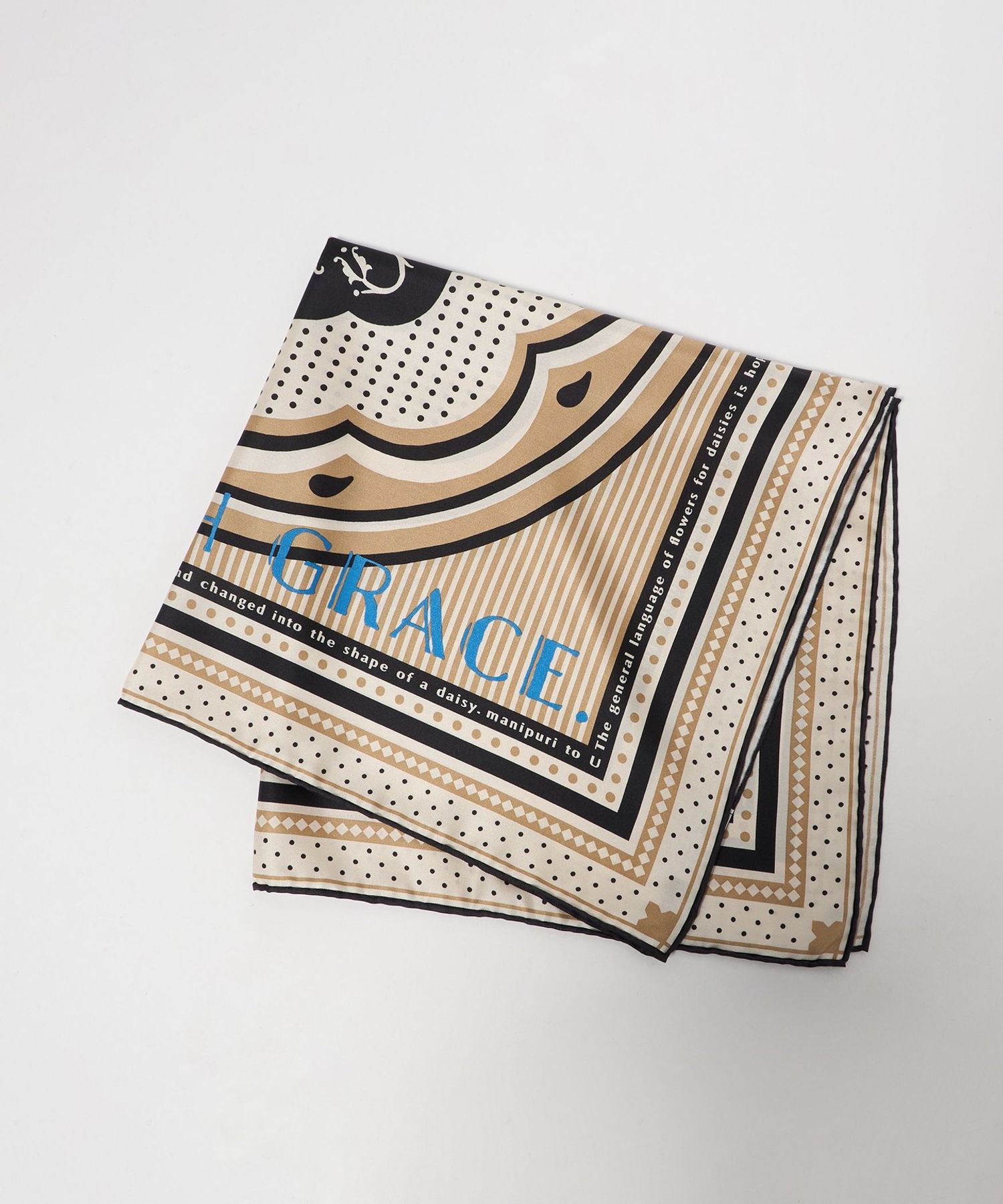 manipuri＞SILK BANDANA SCARF 65/スカーフ