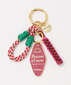 VIAMAILBAG/＜VIAMAILBAG＞プレート ロゴ チャーム/キーケース / キーホルダー