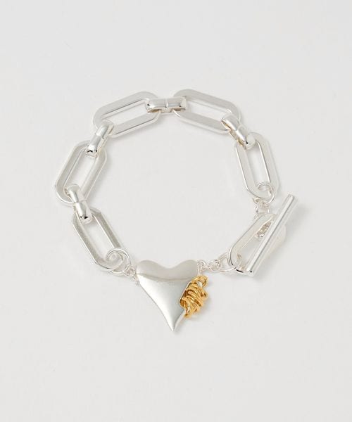 LAPUIS/＜LAPUIS＞Coil Heart ブレスレット/ブレスレット / バングル