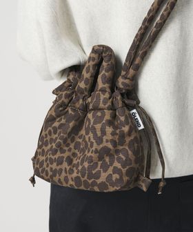 OLEND/【WEB限定】＜OLEND＞Micro Ona 3WAY ソフト ショルダーバッグ/レオパード/ショルダーバッグ