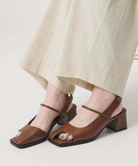 BEAUTY&YOUTH/オープントゥ バックストラップミュール サンダル/サンダル